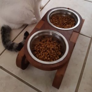 Comedouro rabo de gato – 2 lugares